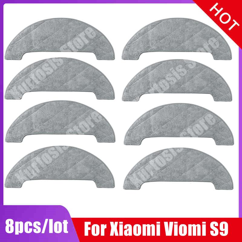 Washable Mops Cloths Rags Replaceblment Accessories For Xiaomi VIOMI S9 Robot Vacuum Cleaner Spare Parts Moping Cloth
