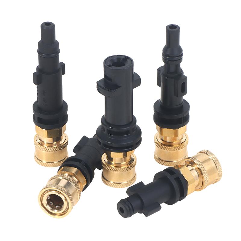 Адаптер для мойки высокого давления на 1/4" быстроразъемный разъем для насадки для мойки автомобиля, адаптер для быстрого подключения полива