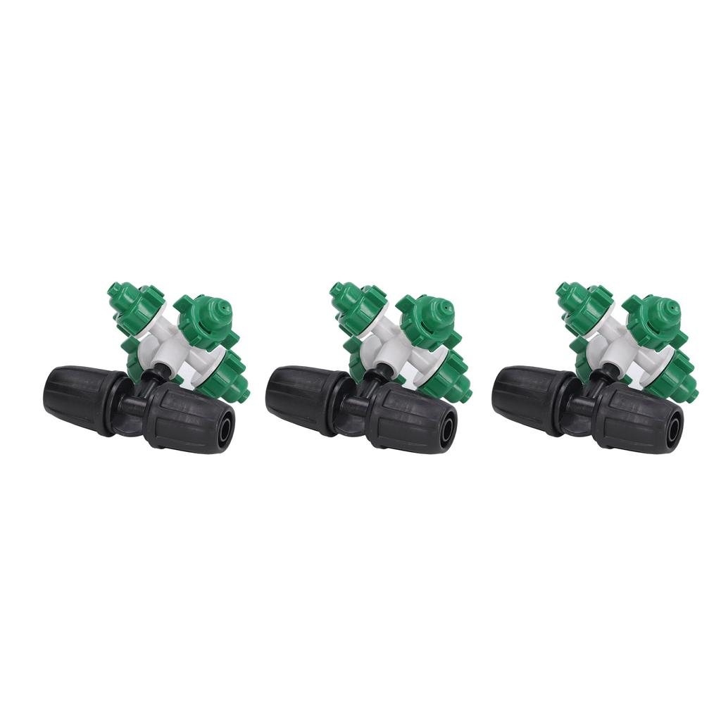 10 Наборов Пластиковое Распылительное Сопло Распылитель Крестообразный Комплект Аксессуаров для Ирригации
