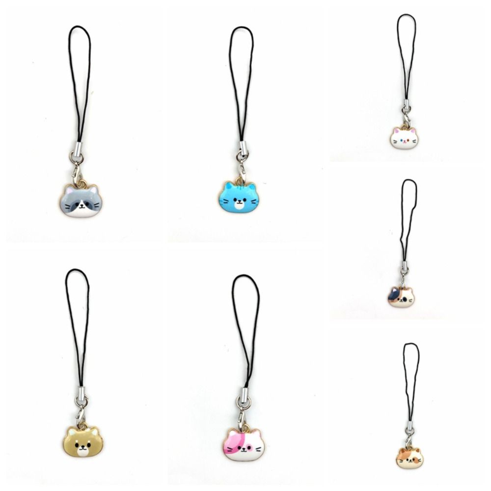 Charm Cat Phone Strap Ornaments Animal Phone Pendent Cellphone Rope Cat Phone Lanyard  Bag Pendant
