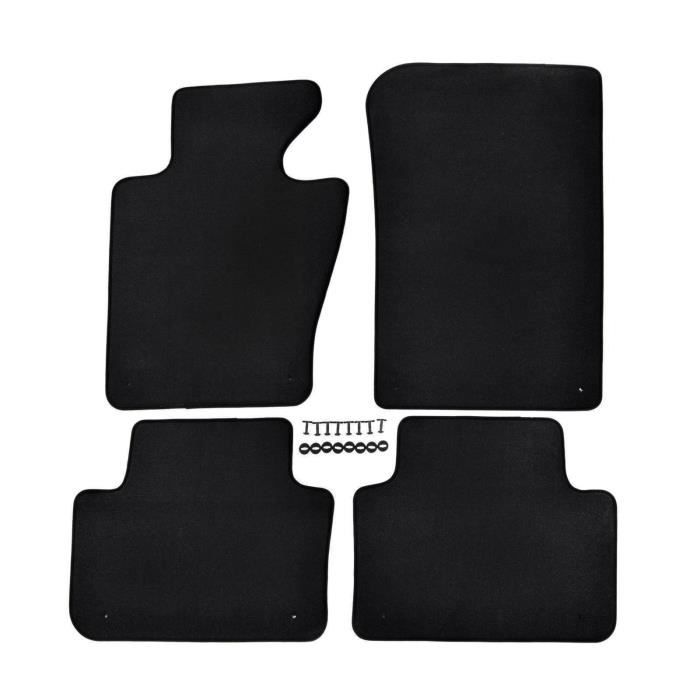 Tapis De Sol - BMW - X3 E83 - Noir - 4 Pièces - Antidérapant Et Imperméable