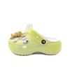 Classic Platform Clog Sponge Rabbit Series Beach Girl Campus Style EVA Hole Shoes for Men and Women Yellow
