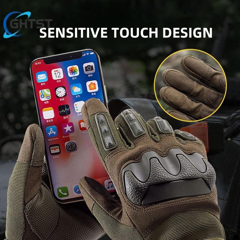 Camo Touch Screen Tactical Gloves Outdoor Hunting Shooting Sports Cycling Combat Airsoft Hiking Camping Bike Non-slip Equipment