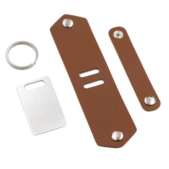 Брелок из искусственной кожи женский маленький изысканный с надписью в стиле леттеринг ко Дню матери