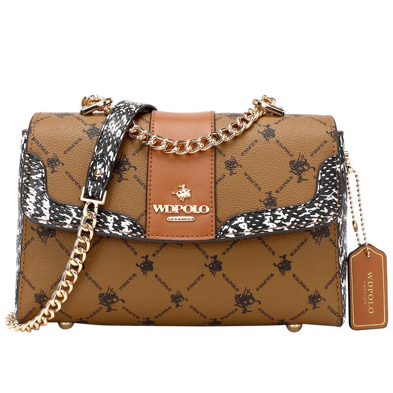 Женская сумка WDPOLO, новинка 2022 года, летняя модная универсальная сумка, сумка со старым цветком, элитная сумка, женская сумка-мессенджер, 2021-28