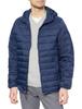 Amazon Essentials Men's Lightweight, Packable, Waterproof Hooded Puffer Jacket, Navy, Size L