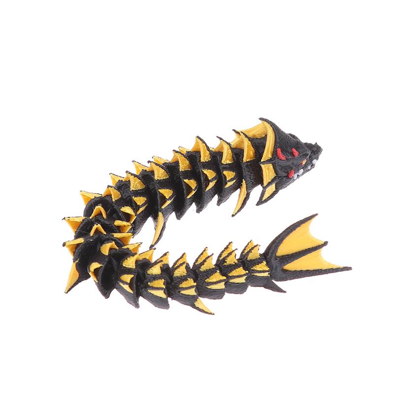 3D-печатное украшение дракона Дракон Креативные игрушки Веселый декор для дома и офиса Китайская фигурка дракона для детей от 6 лет