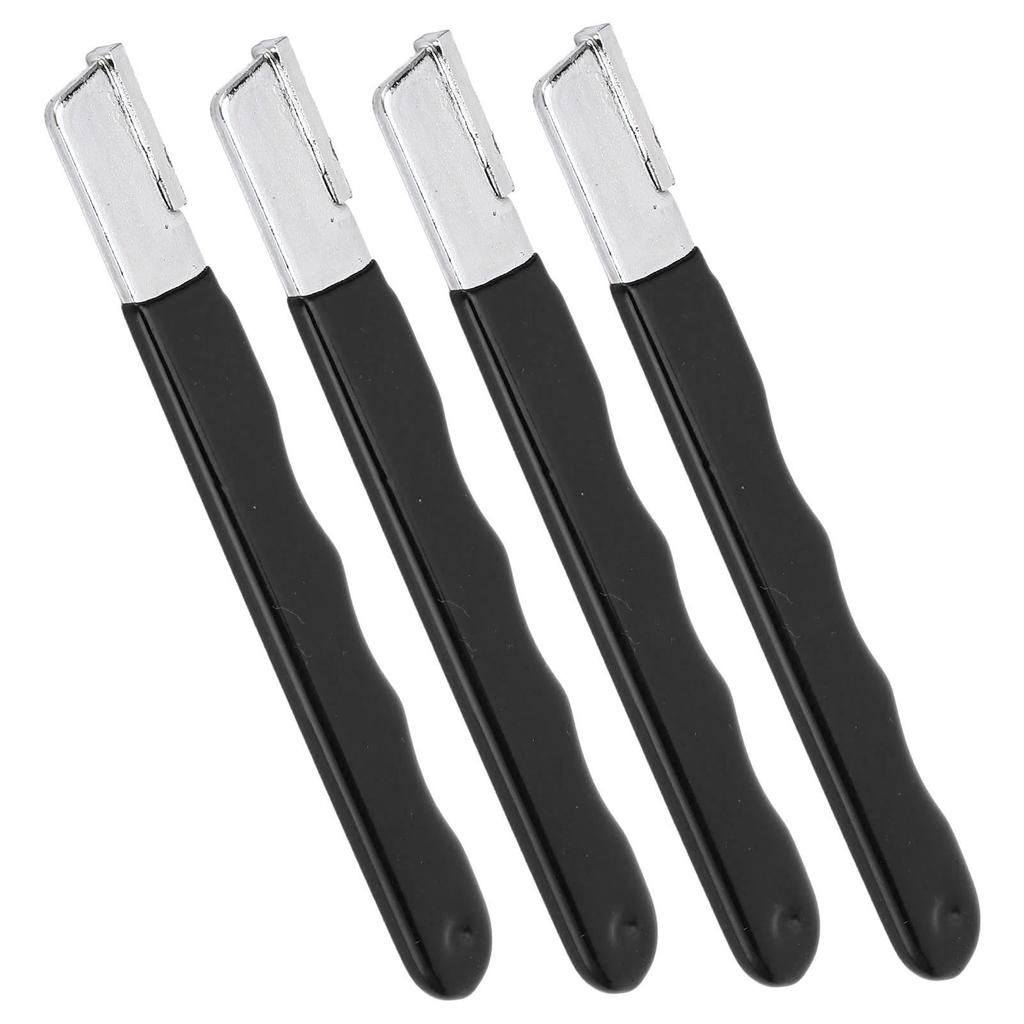 4 шт. точилка для садовых инструментов, мини-портативный резак для садовых секаторов, ножниц для живой изгороди, черный цвет