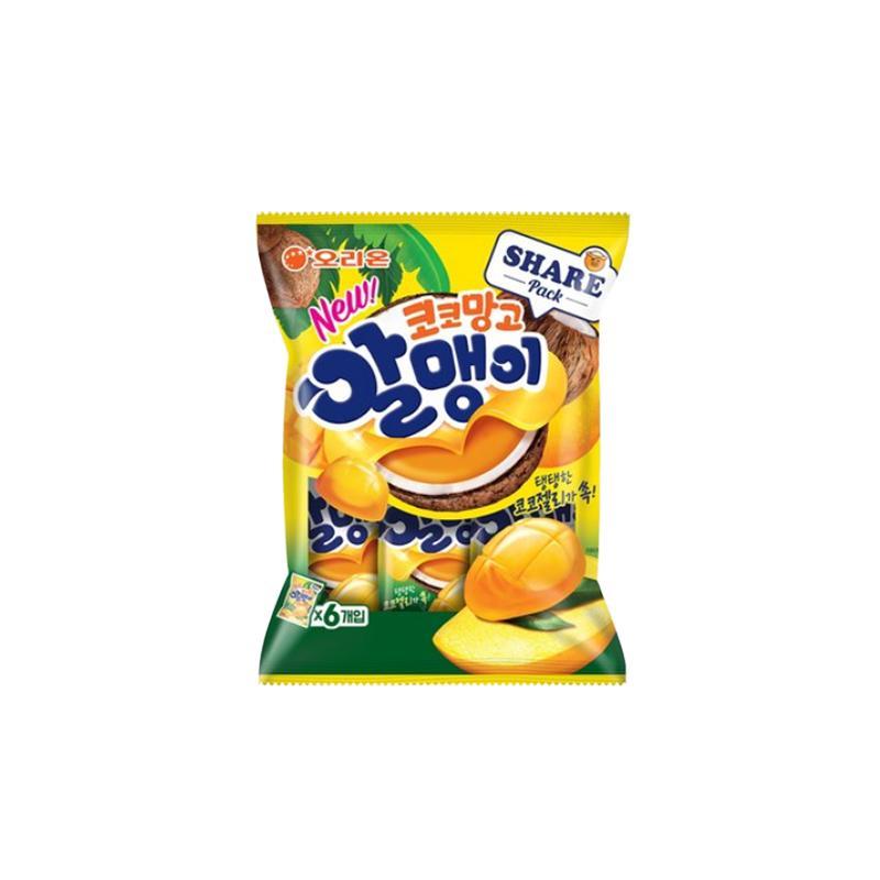 Orion Fruit Core Jelly – 6 Flavors (Lychee, Grape, Green Kiwi, Plum, Mango, Golden Kiwi) / Korean Jelly, Kfood, Authentic Korean Food