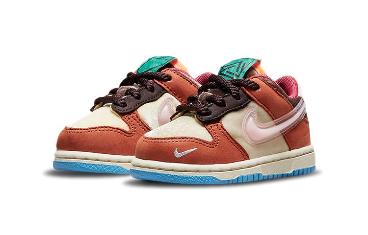 Nike Кроссовки Dunk Low Social Status Free Lunch Шоколадное молоко Детские DM3350-700