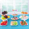 1/2Pcs Cake Stand Dishes Cupcake Snacks Plates Three-Layer Creative Fruit Basket