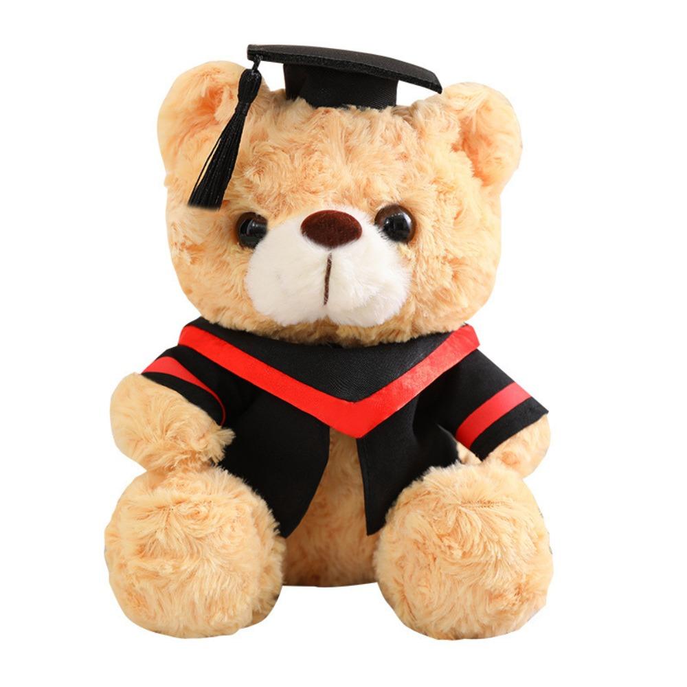 23cm Teddy Bear Doll Small Plush Dr. Bear Cute Plush Toy  Students
