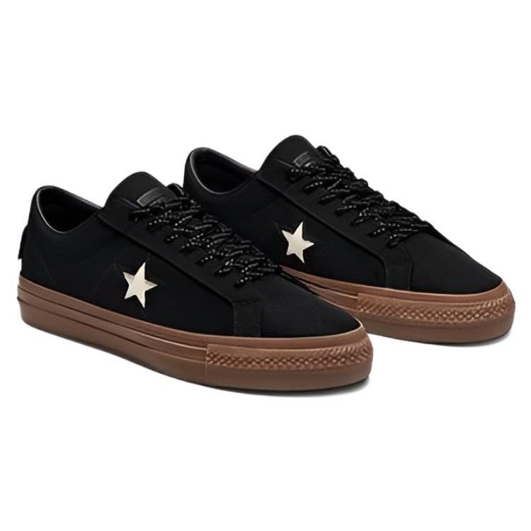 Converse One Star Pro Low Унисекс Черный Темная Резина A03217C