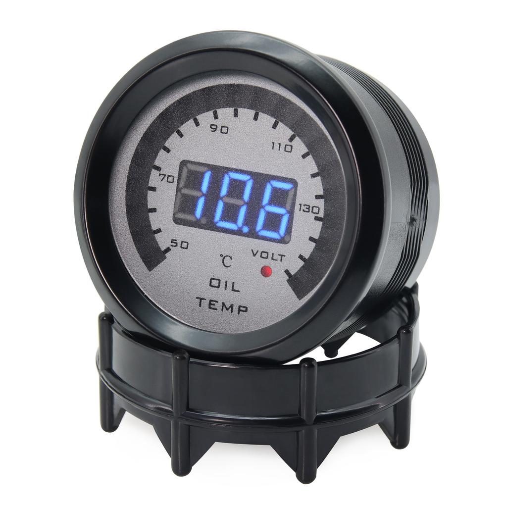 Новый 52-мм автомобильный цифровой датчик Буст/Температура воды/Вакуум/Температура масла/Давление масла Тахометр/Вольтметр/Датчик температуры EGT со светодиодным дисплеем