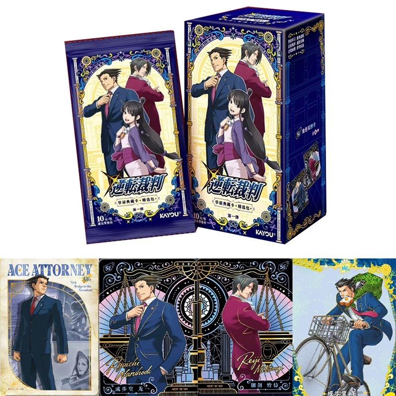 Ace Attorney Карты Изысканная Делюкс Коллекционная Коллекция Пачка 1-е Издание Аниме Коллекционные Коллекционные Карты Аниме Периферия Подарок Игрушка