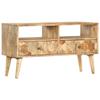 TV Stand 90 x 30 x 50 cm Solid Mango Wood