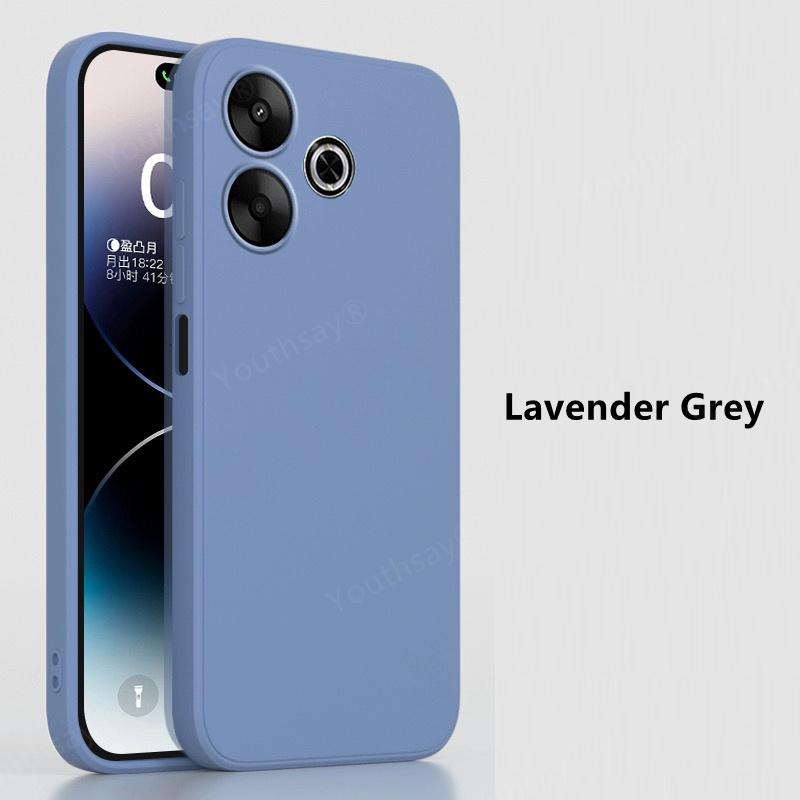 Чехол для Poco M6 для Xiaomi Poco M6, чехол Fundas Coque, оригинальный жидкий силиконовый чехол для камеры, мягкий задний бампер Poco M6