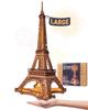 Rolife 3D Puzzle for Adults, Illuminating Eiffel Tower, 53cm, 164 Pieces, Beginner-Friendly, LED Light-Up, 4 Modes, Interior Decor, Handmade Kit,