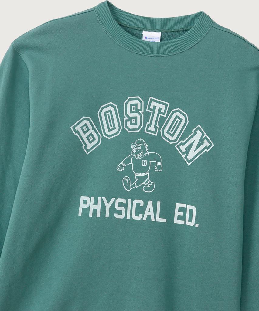 CHAMPION Boston Regular Fit Crew Neck Sweatshirt Dark Green