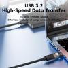 USB 3.2  A Male to USB A Female Adapter 10Gbps High Speed Data Audio Transfer PD 60W Fast Charging Converter For USB PC Laptop