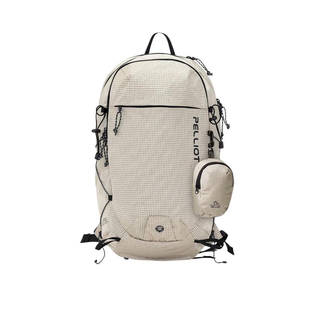 Pelliot Outdoor Hiking Backpack, Sport Bag, Travel Backpack, Beige, 18L, with Rain Cover
