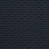 Raw Wool Cut Japanese Seigaiha Made In Cut Approximately 110cm X Navy Blue Cloth, Pattern, (wave Pattern), Japanese-style Cotton, Japan, Cloth, 88222,