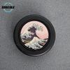 JDM Sea Waves Style Horn Button Racing Sports Steering Wheel Horn Push Cover Button