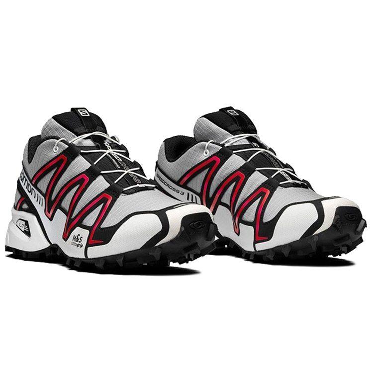 SALOMON Speedcross 3 Mesh, Текстиль Нескользящие Износостойкие Низкие Беговые Кроссовки Унисекс Сплав Серого Цвета L41252500