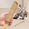 Oversized Cat Teething Stick Bite Resistant Hemp Rope Chew Toy Cat Interactive Boredom Relief Toys Pet Supplies