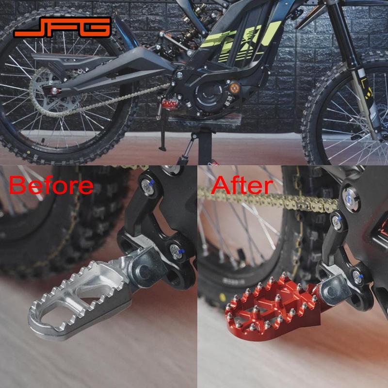 CNC Подножки Педали Подножки Для Sur Ron Surron Lightbee S X Talaria Sting MX3 MX4 Электро кроссовый мотоцикл JFG