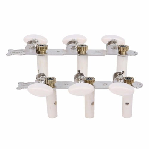 Guitar Tuning Pegs, Classical Guitar Tuners (Set of 2), for 40-inch Classical Guitars, Machine Heads, Durable & Wear-Resistant, Easy Installation, Smo