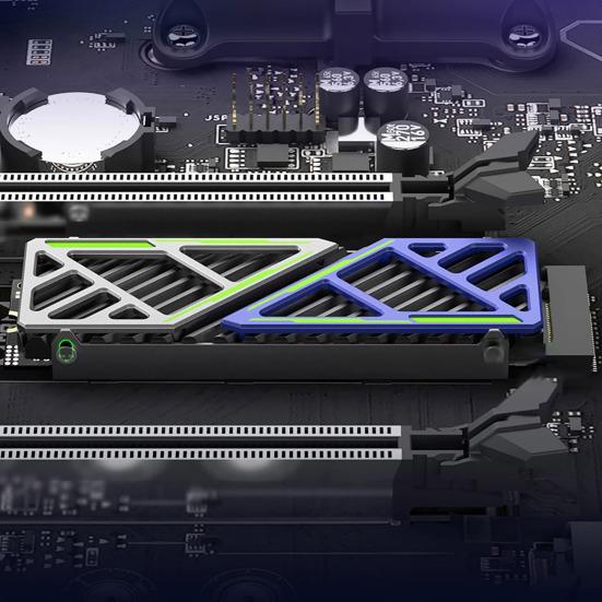 SSD Охлаждение твердотельного накопителя 2280 Радиатор Быстрый M2 2280 NVMe Жесткий диск Алюминий