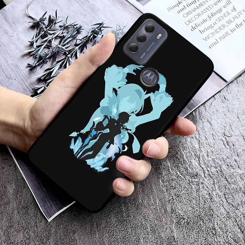 Чехол для телефона Genshin Impact с аниме для Motorola Moto G7 G8 G9 Play G7 Power G8 Plus G30 G10 G100 G60 G20 G Stylus G Pure