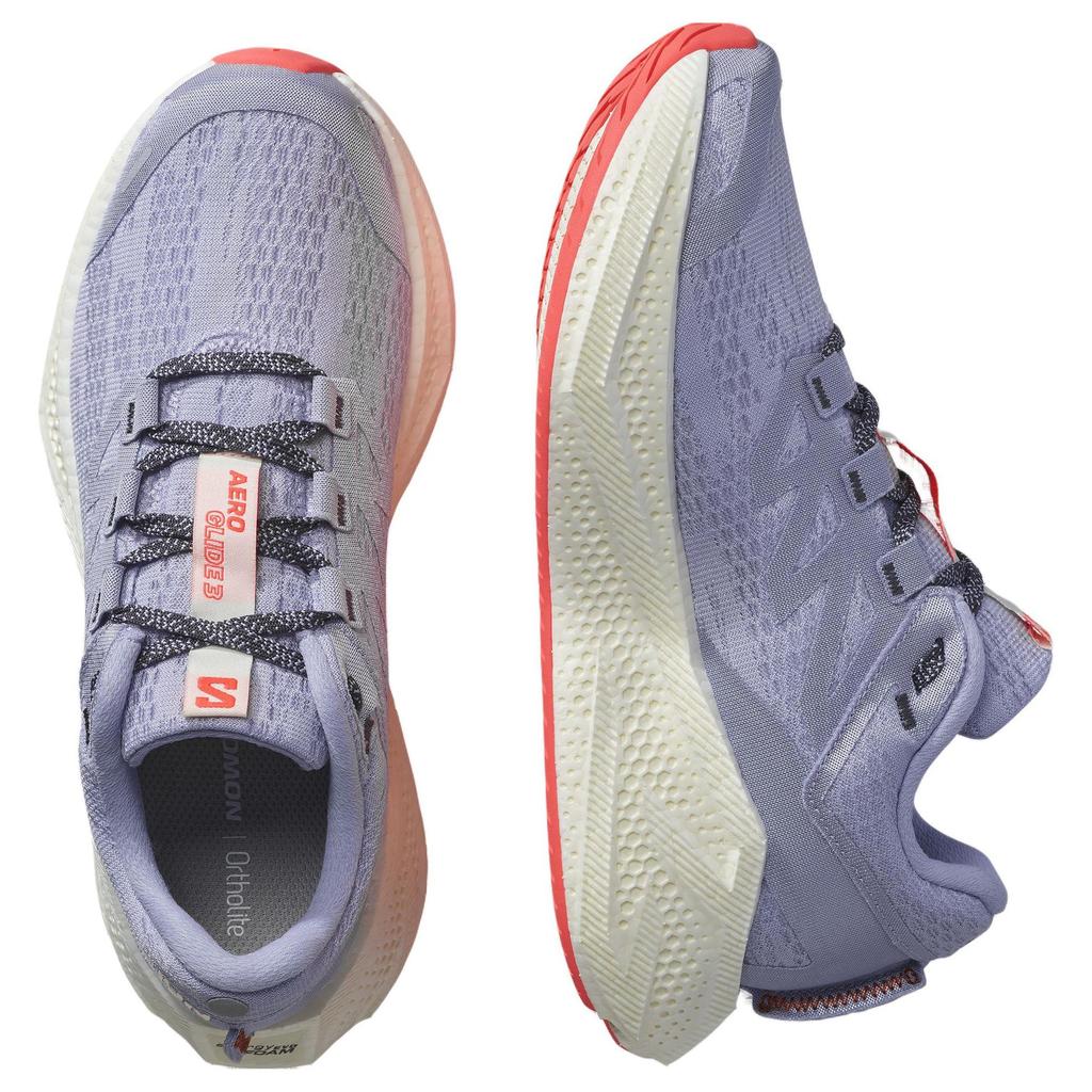 SALOMON Aero Glide 3 Универсальные Удобные Легкие Низкие Кроссовки Женские Кроссовки для Бега Фиолетовый 477594