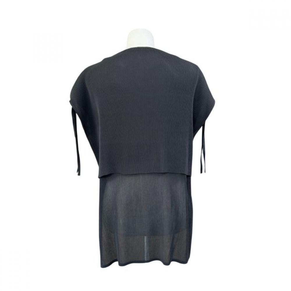 Spicio Women Double Layered Short Sleeve Strap Blouse 461 112