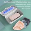 UV Sterilization Box Portable UV Cleaner with Digital Display Wand 6-Minute Cleaning Time USB Charging Multifunctional Phone Cleaner