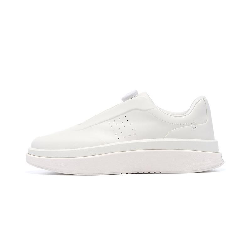 Li-Ning 1990 Xuanji Sports Fashion Shock Absorbing Wear Resistant Height Increasing Low Top Casual Shoes Men Casual Shoes White ALHV007-2