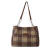 Trendy Street Style Large Nylon Tote Bag For College Students With Magnetic Closure