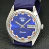 АВТОМАТИЧЕСКИЕ ВИНТАЖНЫЕ ЧАСЫ SEIKO 5 ЯПОНИЯ 6309A МУЖСКИЕ С СИНИМ ЦИФЕРБЛАТОМ a701316-5