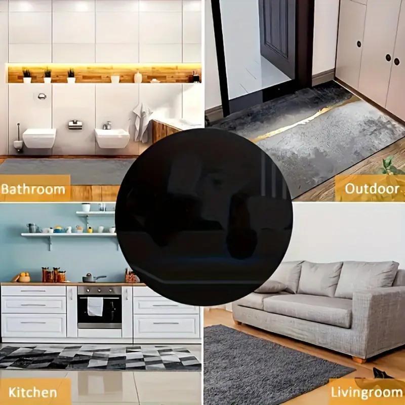 4 Pieces Carpet Gripper Non Slip Reusable Washable Sticker Anti Curl Carpet Sticker Floor Mats Anti Slip Fixing Pads Patches