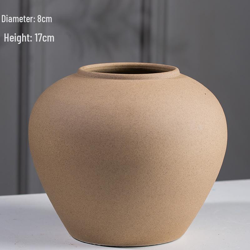 Современная минималистичная скандинавская керамическая напольная ваза для украшения дома и цветочных композиций