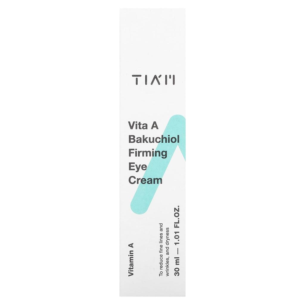 Tiam, Укрепляющий крем для глаз Vita A Bakuchiol, 30 мл (1,01 жидких унций)