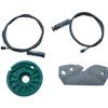 Rear Left Door Glass Repair Kit for Mercedes CLK Class A209, C209