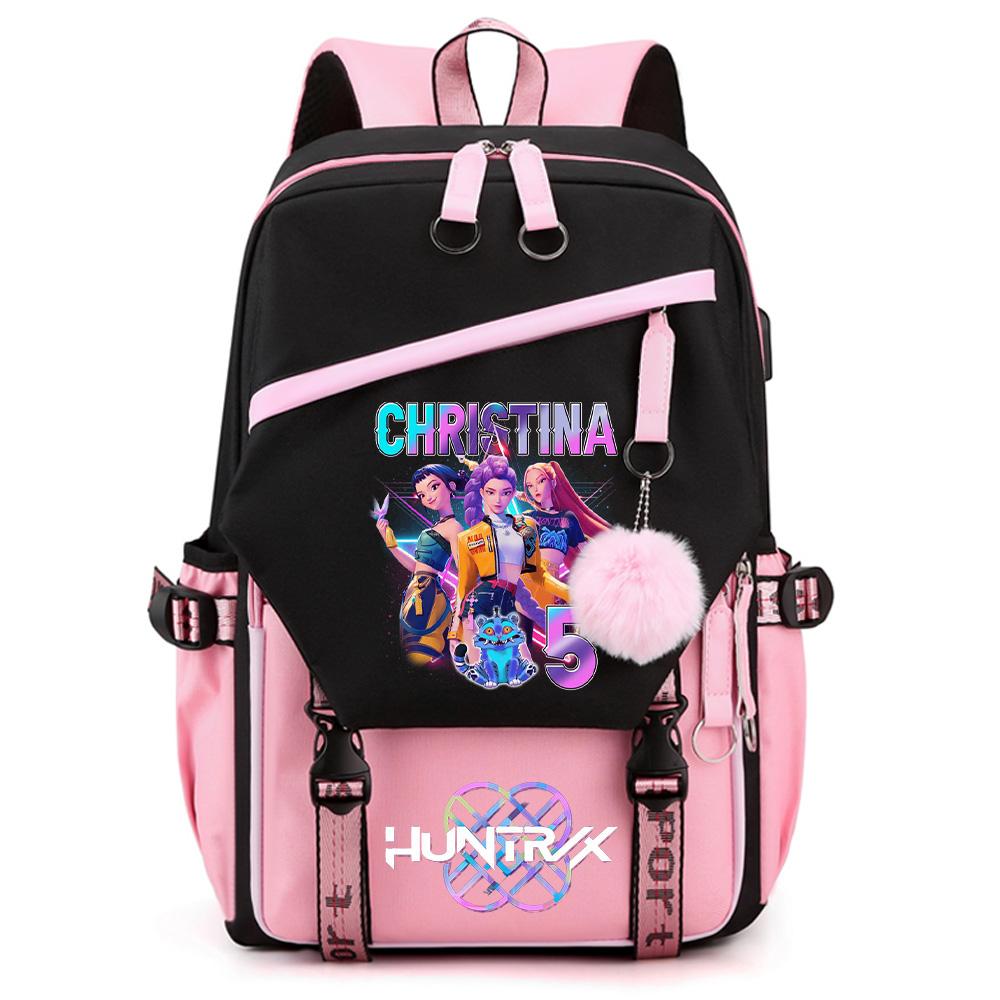 Anime K-Pop Demon Hunters Printed Large Capacity Backpack for Teenger Student Girl Boy Schoolbag Bookbag Women Waterproof Travel Bag Gift