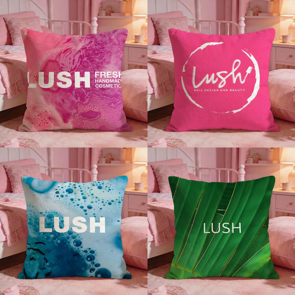 Логотип бренда LLush Чехол для подушки-кушона Премиальный комфорт Двусторонний чехол для подушки Дизайн «Два в одном» Для любой комнаты Салон автомобиля