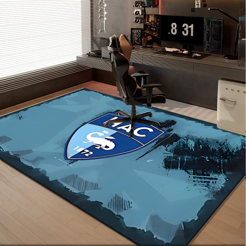 1PC rug Le Havre Crest Heritage Carpet, Chair Rug,Area Rug for Office Bedroom living rooms bedroom, Doormat decor Christmas fan gifts