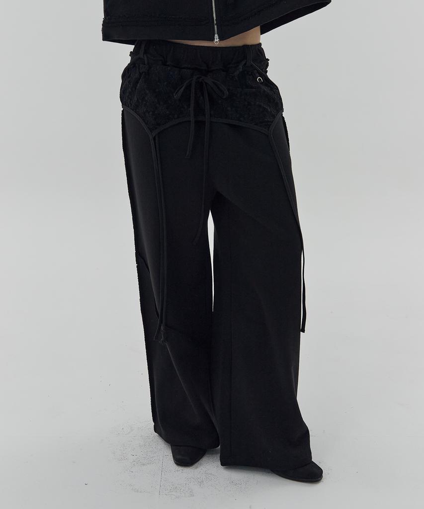 DEARSTALKER Jena Rough Sweat Pants - Black