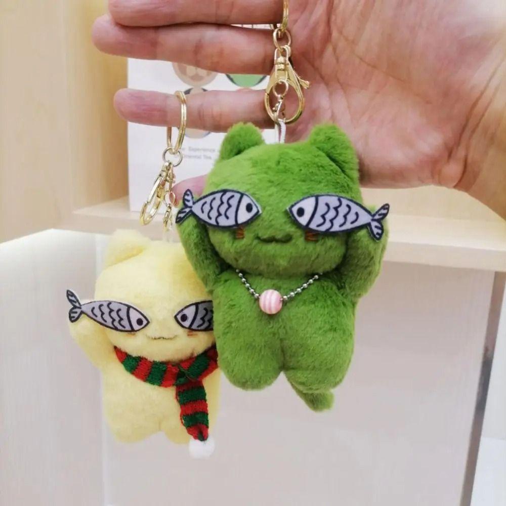 Cartoon Anime Cartoon Kitten Stuffed Doll Cat Cat Plush Keychain  Bag Pendant