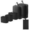 Four-Piece Travel Compression Bag Set for Clothes, Underwear, Toiletries, and Cosmetics