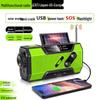 Multifunctional Solar Hand-Crank Weather Alert Radio with SOS